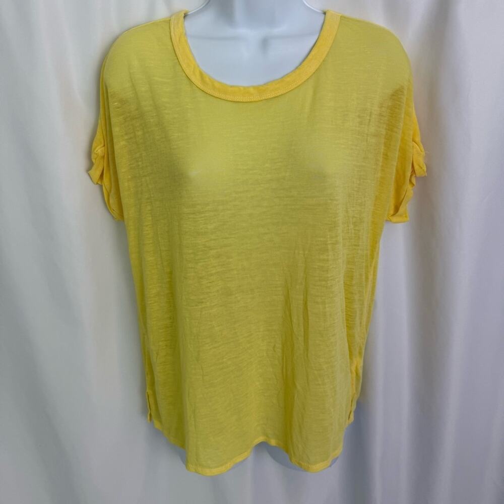 Yellow Sheer Top Size Large